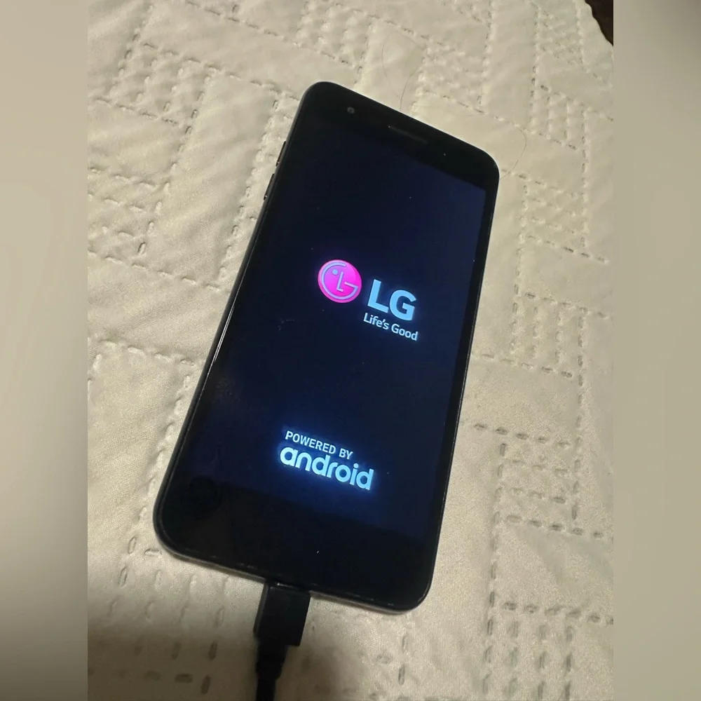 LG Smartphone with USB Charger - Black